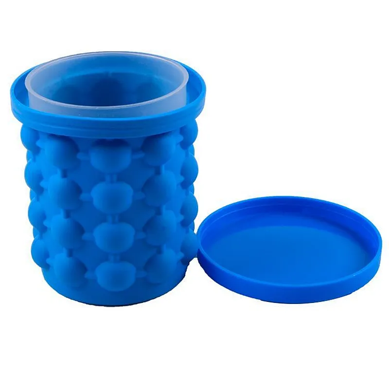 Union Source Hot selling large capacity environment friendly silicone ice bucket with lid and for carrying easier