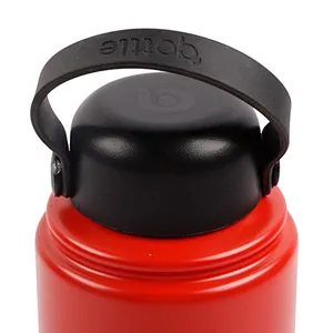 Household 900ml big diameter portable Customizable pattern  stainless steel Vacuum water bottle for sports
