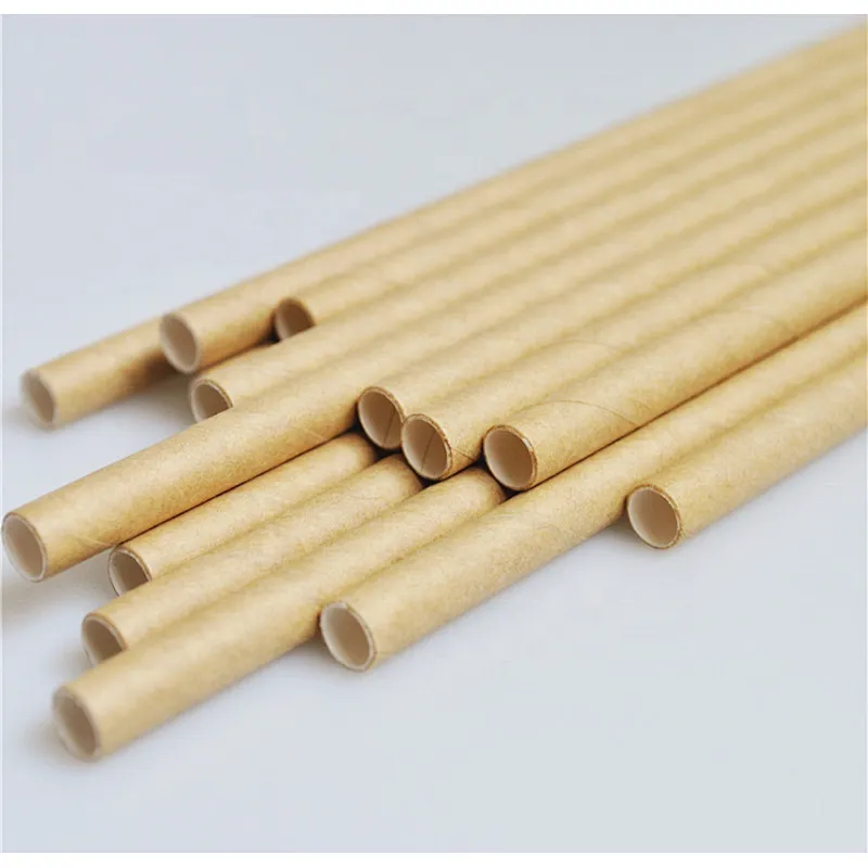 Union Source Wholesale manufacturer eco-friendly disposable degradable paper bamboo drinking straw
