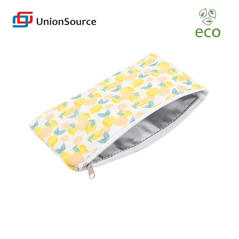 Custom designed zip lock eco friendly aluminum reusable insulated sandwich snack bags