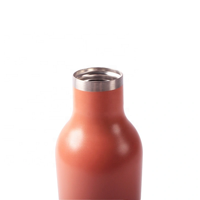Reusable Portable Double Walled Gym Vacuum Insulated 500ml Stainless Steel Water Bottle With Lids