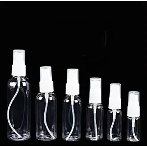 Custom travel portable Union Source 20ml 30ml 50ml 100ml pocket small plastic perfume liquid mist spray bottle