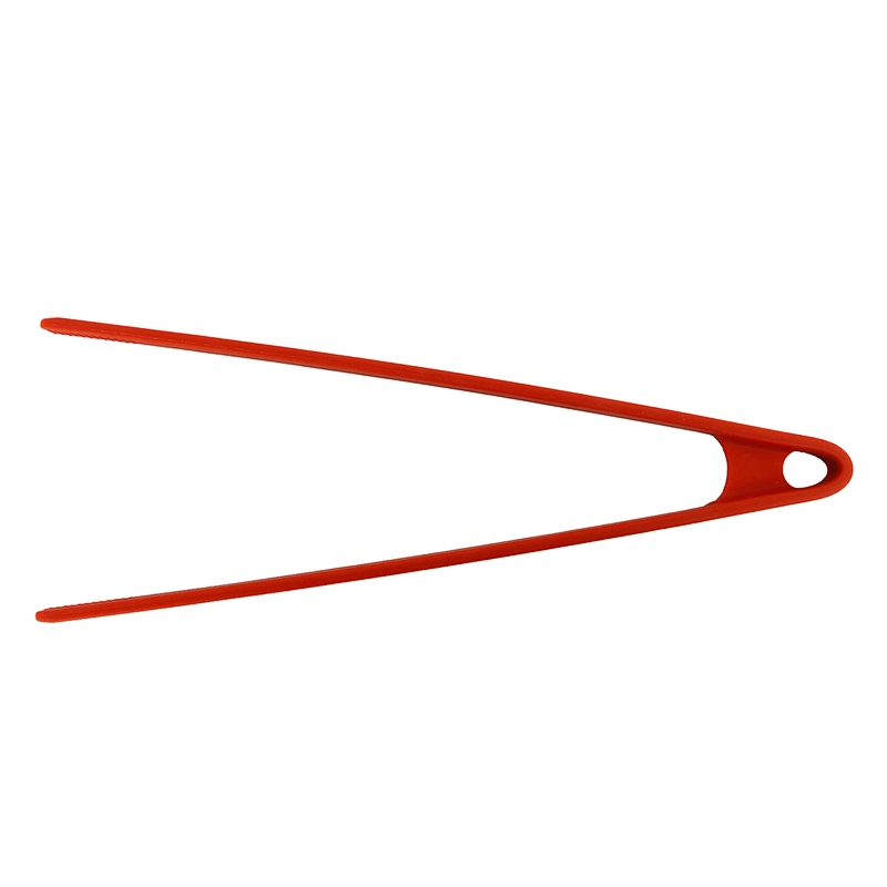 Wholesale Heat resistant seamless structure kitchen accessories utensils reusable silicone food tongs with Iron inside