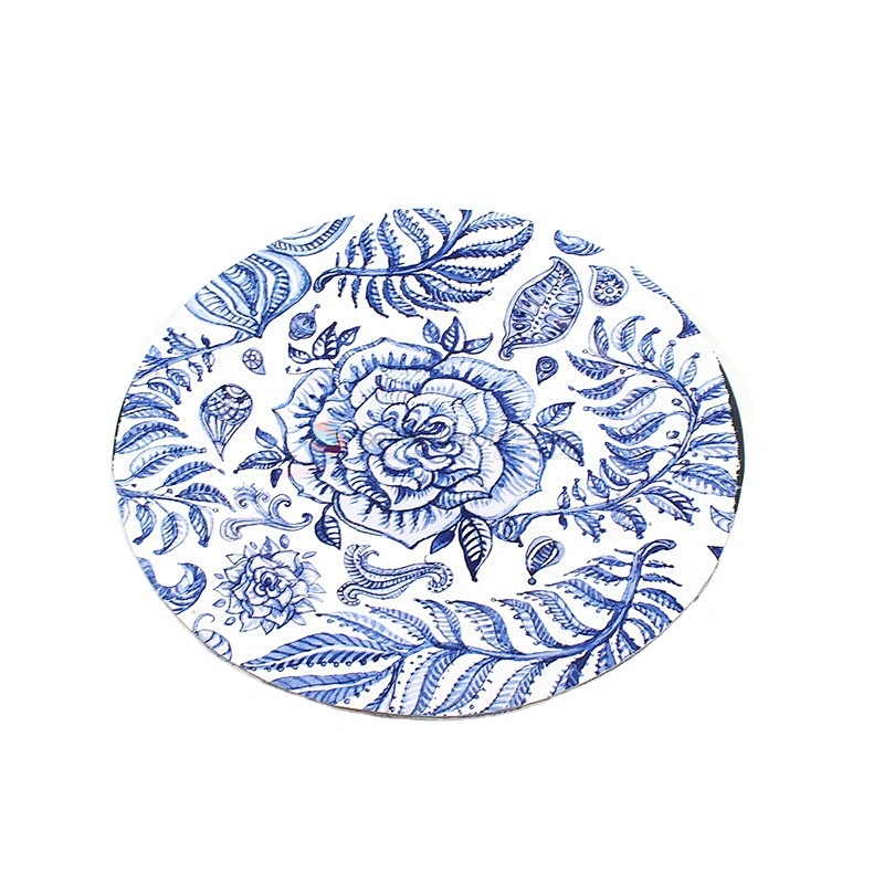 Fashion Household Cheap Dinnerware Ceramic Dishes Blue And White Porcelain Plates For Restaurants