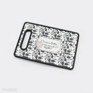 High Quality Creative Fashion Print PP Antiskid modern kitchen Chopping plastic cutting Board