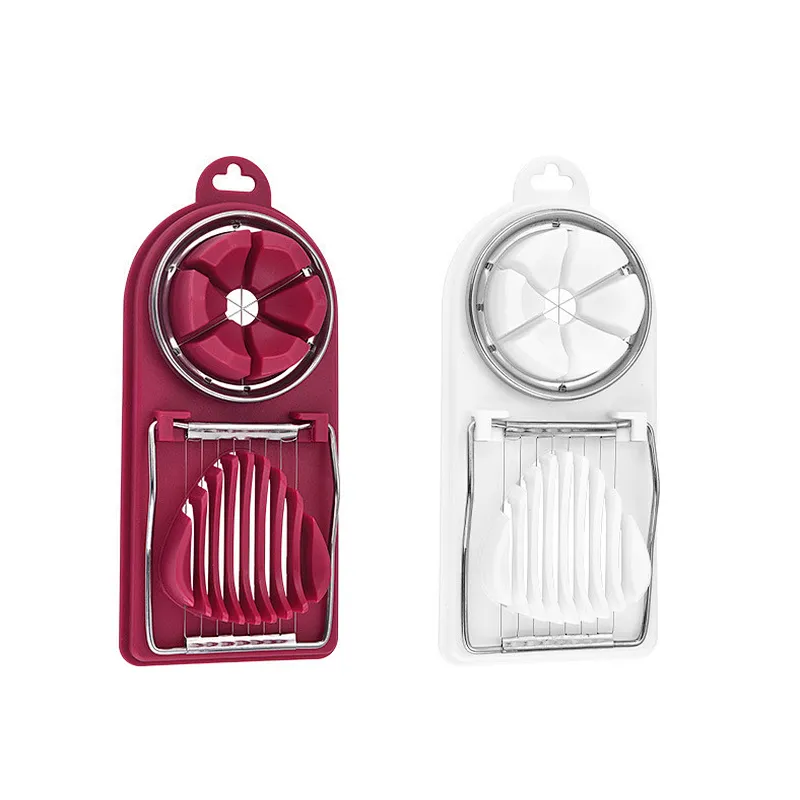 Unionsource Multifunction Kitchen Cutter Tool 2 in 1 Stainless Steel Wires Egg Slicer Or Cutter