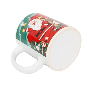 Wholesale multifunctional mugs Christmas pattern ceramic coffee mug for hosehold and hotel