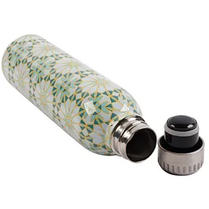 customized logo 500ML bottle Reusable stainless steel sport outdoor Thermos water bottle with household insulation cup
