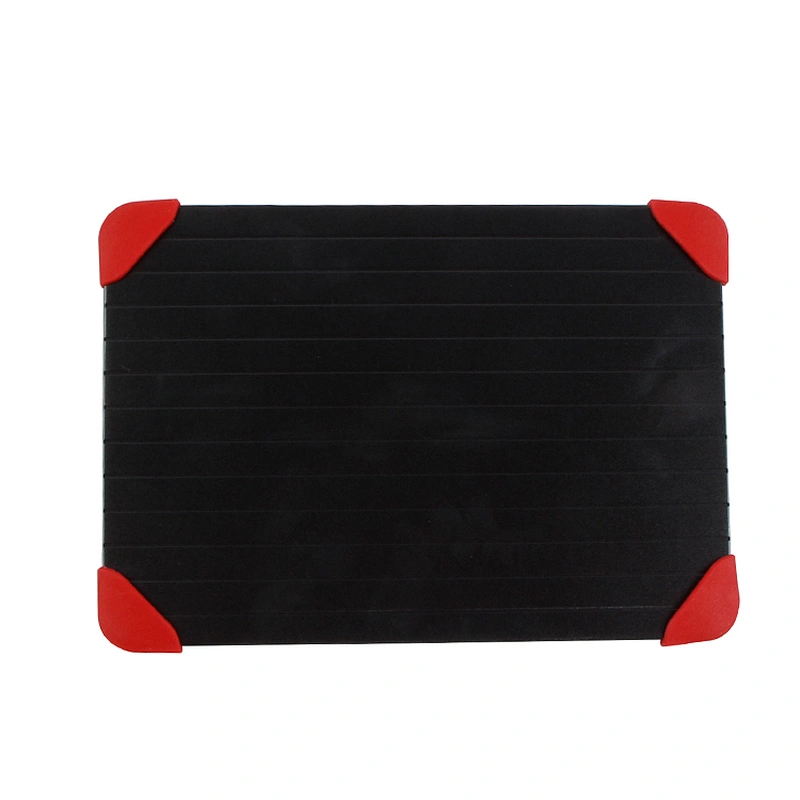 Custom healthy complete aluminum food metal thawing plate fast meat defrosting tray set with color box