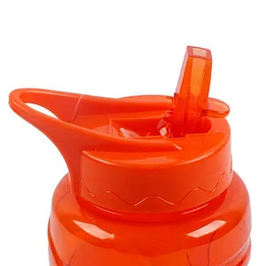 Union Source Outdoor students kids soft straw plastic gym sport drinking water bottle suppliers with lid