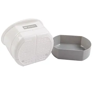 Hot sale  kitchen  cutlery  organizer bevel knife and fork  holder   plastic flatware caddy