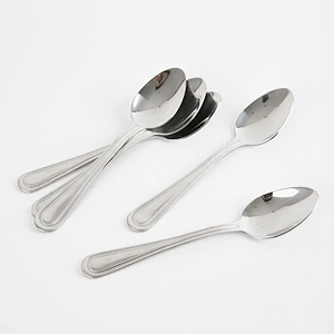Simple Style Full Set Professional Party Supplies Luxury Dinner Spoon Tableware Modern Flatware Set
