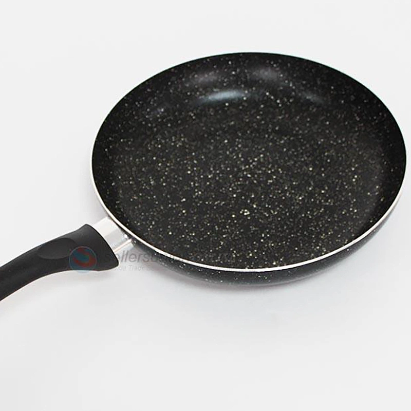 High Quality Low Price Custom Kitchen Non-Stick Deep Frying Pan Aluminium Wok Burner Cooking Pan
