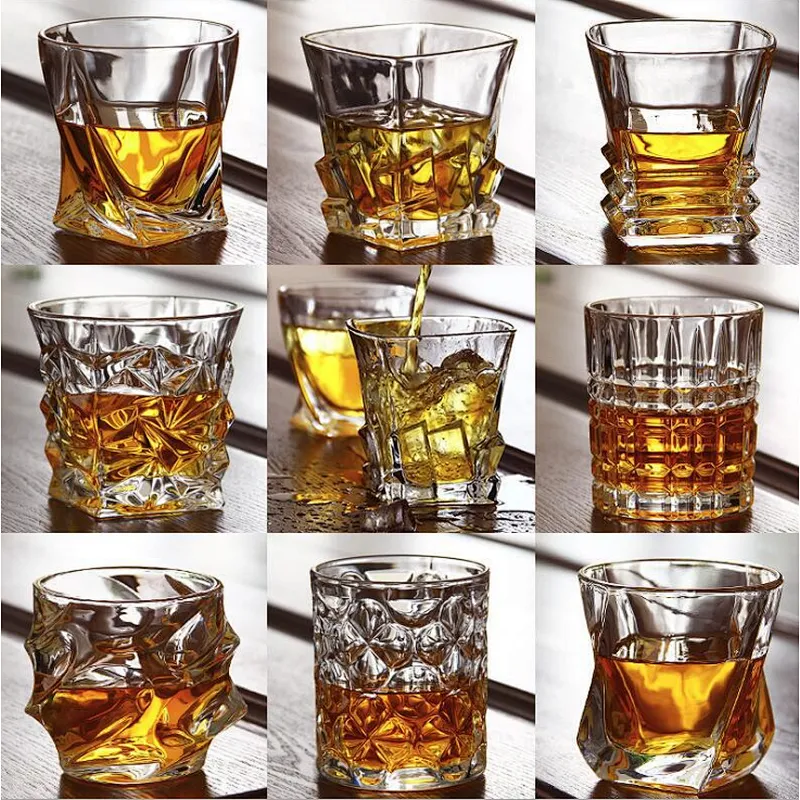 Unionsource Bar Crystal Beer Wire Glass Whiskey Glass Cup Mug