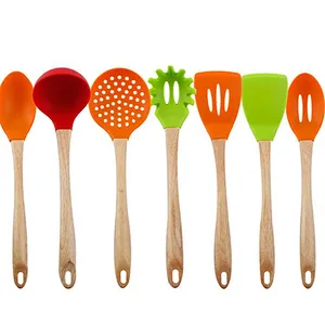 Unionsource Hot sale translucent safe environment friendly food grade natural silicone home kitchen tool set