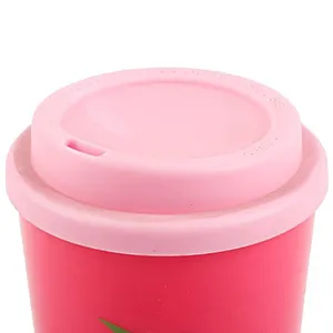 Union Source Customized printed logo wholesale outdoor travel 16oz take away plastic reusable coffee cup mug with lid