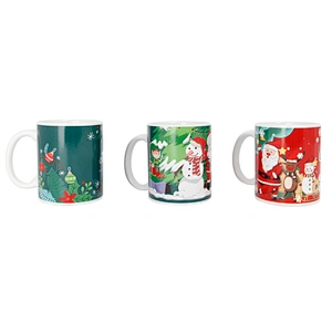Wholesale multifunctional mugs Christmas pattern ceramic coffee mug for hosehold and hotel