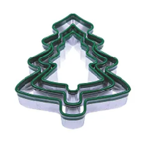 wholesale high quality cute fortune custom christmas tree baking tools cookie molds for cookies