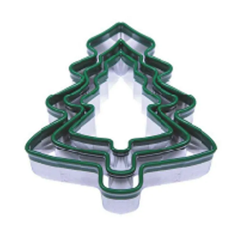 wholesale high quality cute fortune custom christmas tree baking tools cookie molds for cookies