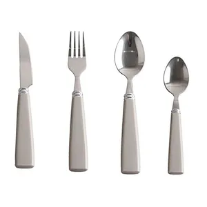 hot sale travel childrens camping kids knifes spoons and forks 4pcs stainless steel cutlery sets