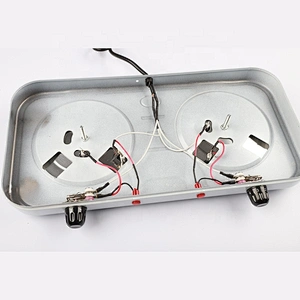Low price buy portable 2000W cooker burner electric double coil hotplate for cooking