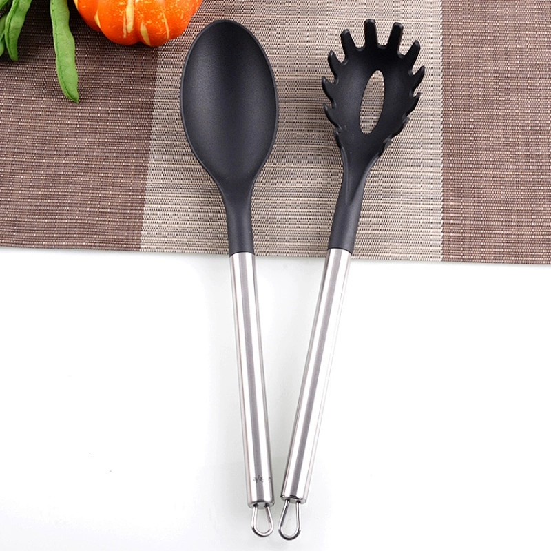 High Resistant 6PCS imported nylon silicone kitchen utensils