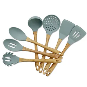 Yiwu Agent Custom Wholesale Cookware Set Kitchen/Useful Kitchen Silicone Urensils Sets