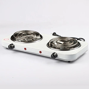 Low price buy portable 2000W cooker burner electric double coil hotplate for cooking