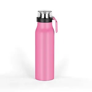 double wall eco friendly cute gym cycling stainless steel bpa free vacuum milk water bottles  with lid