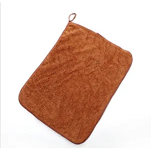 Union Source Super Useful Soft Coral Fleece Absorbent Microfiber Kitchen Cloth Dish Wash Cloths