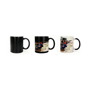 Union Source Custom Personalized Logo Ceramic Coffee Mugs Color Changing