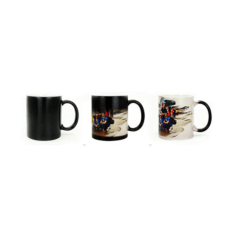 Union Source Custom Personalized Logo Ceramic Coffee Mugs Color Changing