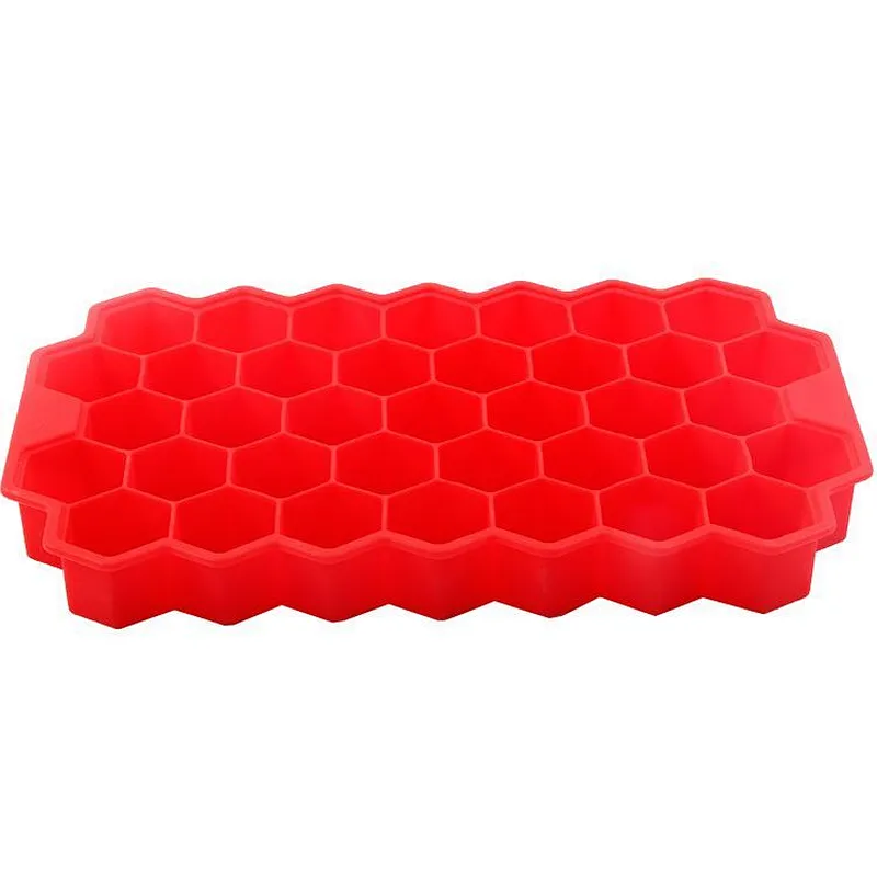 Union Source New Eco-Friendly  Reusable Food Grade DIY  Colorful Kitchen  Ice Cube Mold  With Lid
