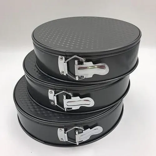 3pcs cake mold  baking tray Oven Round Bread Cheese Cake Pans Mold