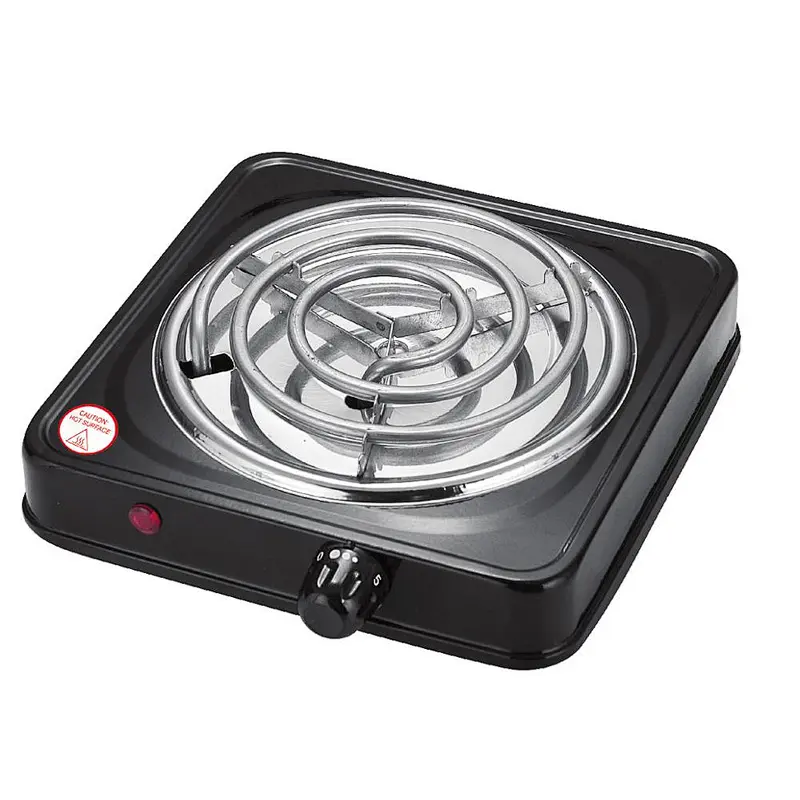 Factory price household table 1000W electrical boilers electric stove single hot plate with coil heating tube