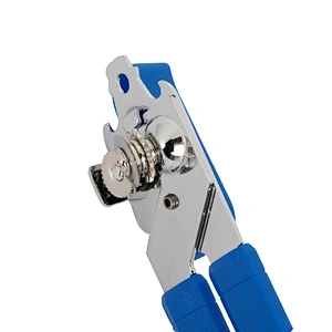 China fashionable High quality household durable bottle openers plastic handle stainless steel can lid opener