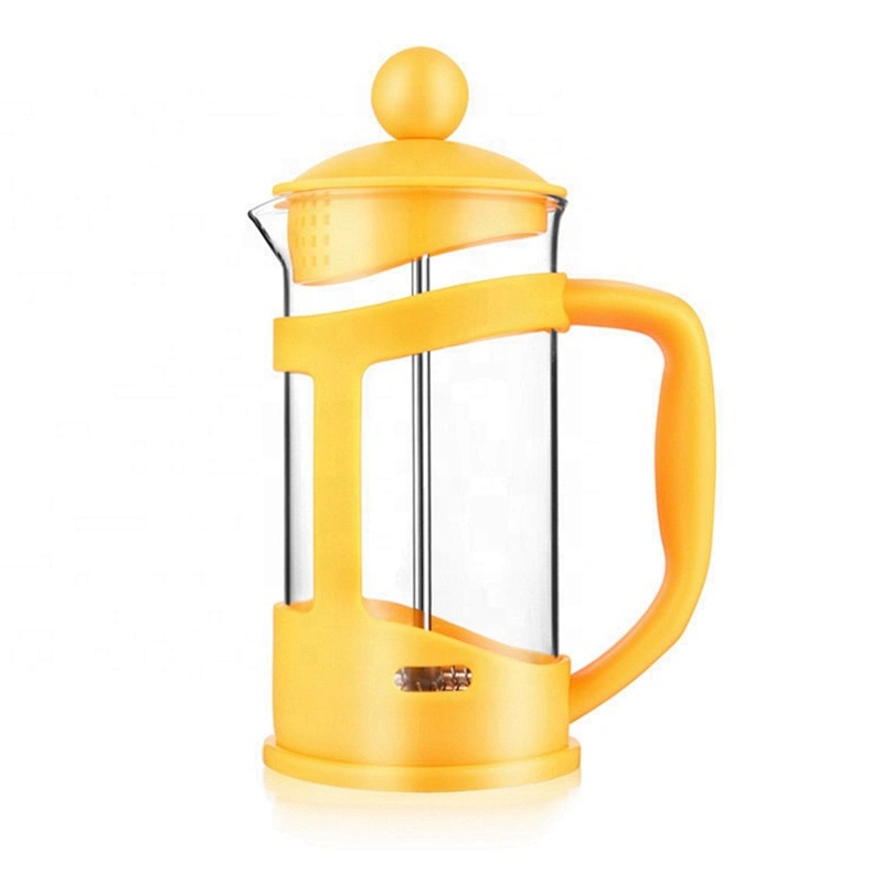 wholesale portable 1L 350ml glass tea coffee french press mug coffee maker