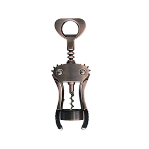 Custom classical eco-friendly aluminum alloy stocked beer metal beer wine bottle opener with tie card