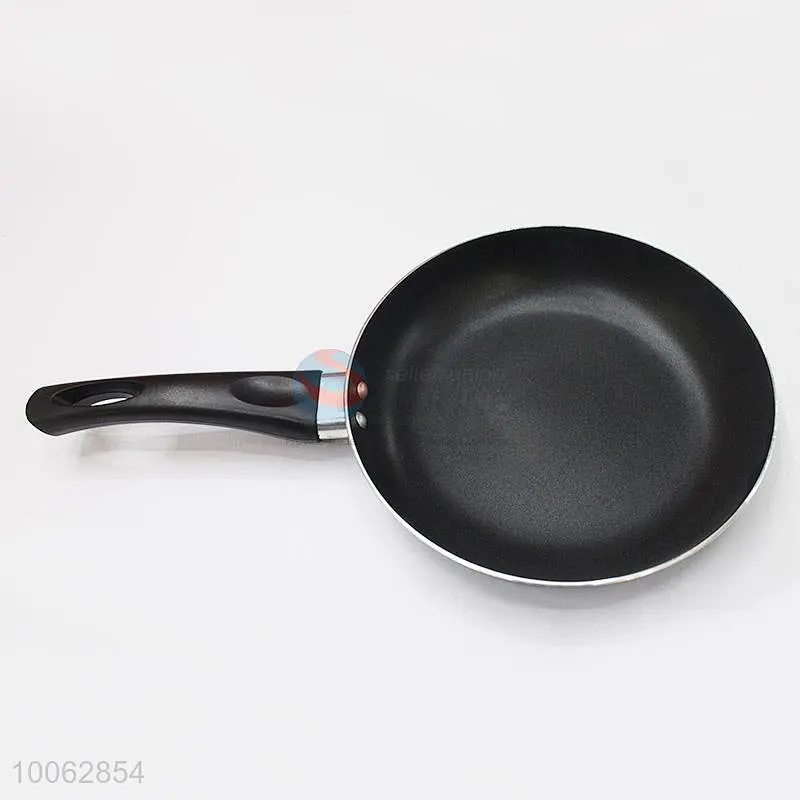 Hot Sale Home Use Blue Aluminum Cookware Skillets Woks Frying Pans With Black Plastic Handle