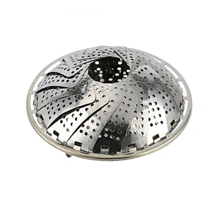 Non-Scratch Folding Collapsible stainless steel food steamer