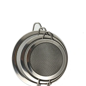 Kitchen gadgets stainless steel wire bucket fine mesh strainer