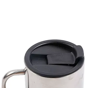 Union Source Durable Stainless Steel Coffee Cup With Lid/Travel Metal Coffee/Tea Mug