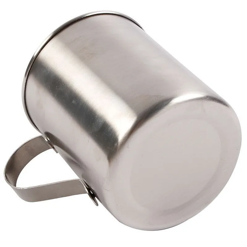 Wholesale Cheap Portable Monolayer Ss201 Stainless Steel Water Tea Milk Thermos Hot Cup With Handle
