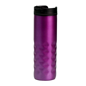 New multicolor eco-friendly stainless steel plastic double wall coffee camping travel mug with lid
