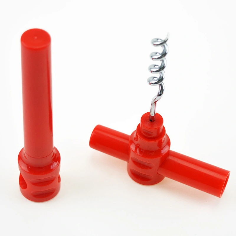 Union Source high quality plastic color speed customized wine bottle opener corkscrew with double handle