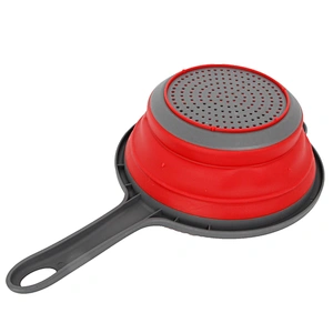 Union source factory price home vegetable dehydrator kitchen folding drain basket with handle