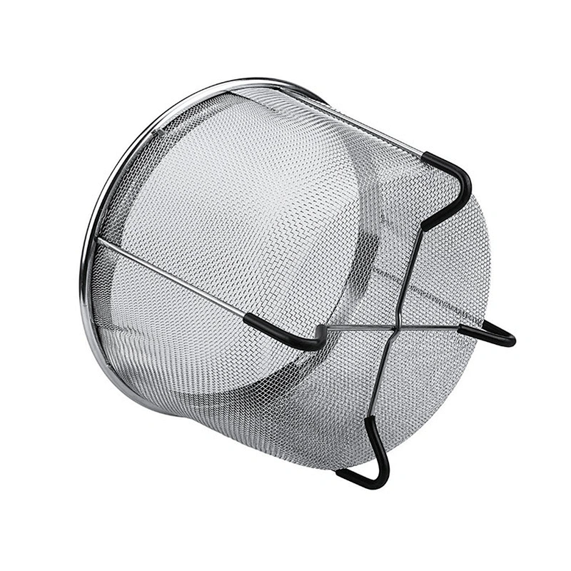 stainless steel steamer basket with Silicone Handle