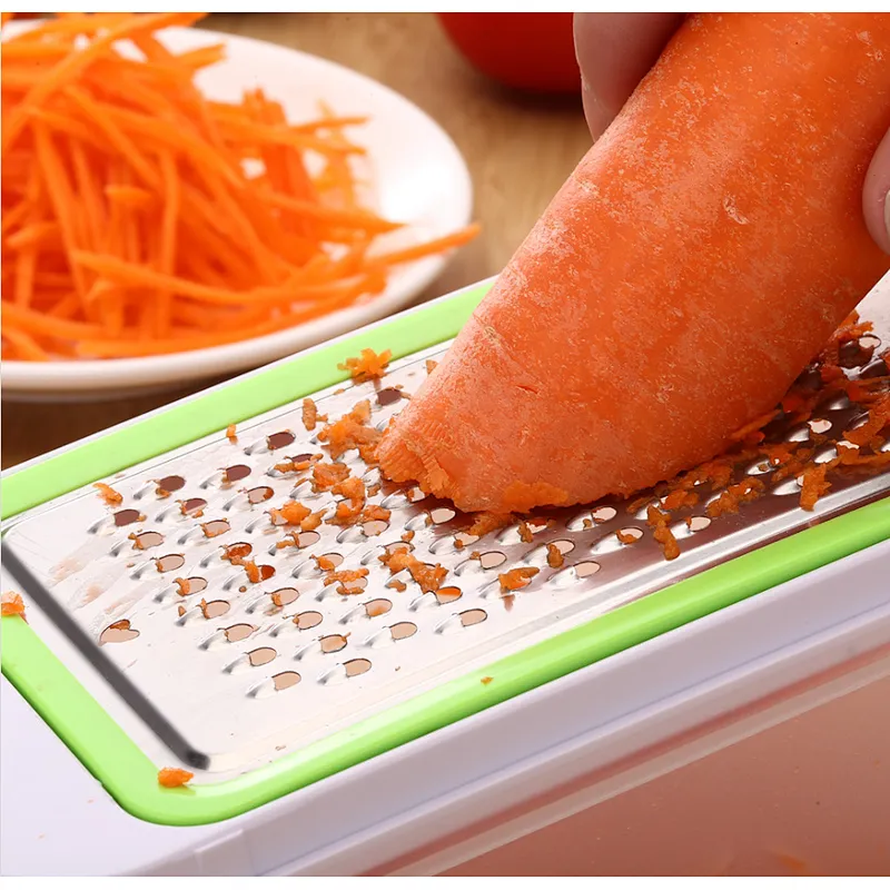 Union Source Vegetable/Fruit/Cheese Multi Kitchen Slicer Grater With Container