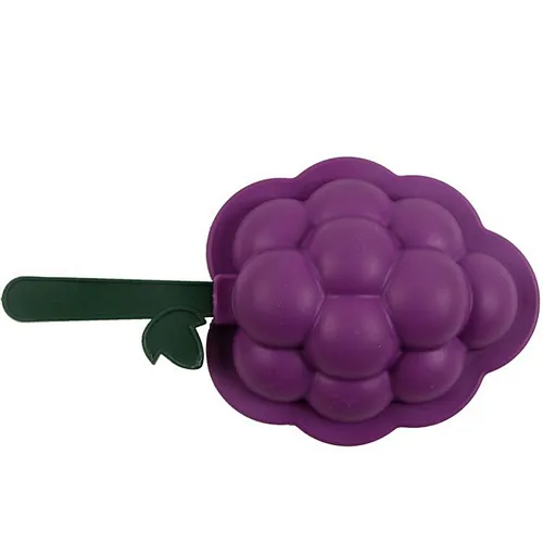 Light cute eco-friendly home kitchen grape shape ice cream cube mold with hard card