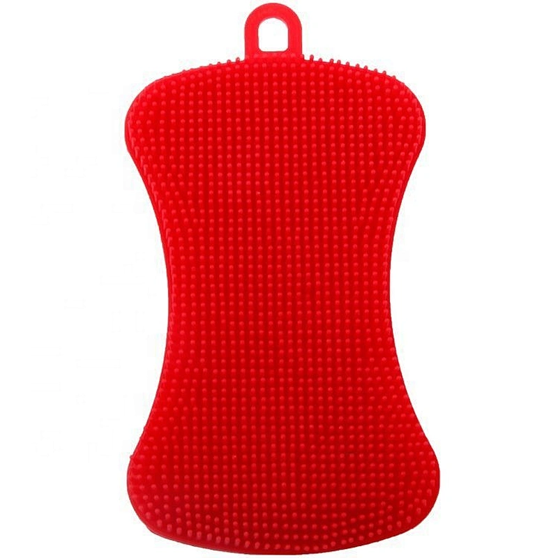 Household Silicone Dish Sponge Washing Brush Scrubber Cleaning Sponges